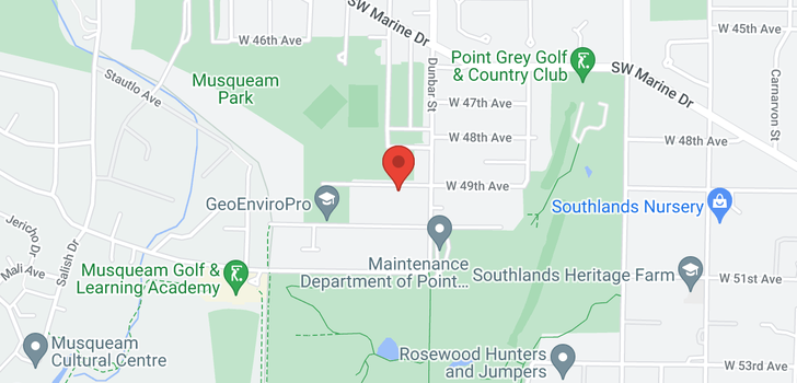 map of 3688 W 49TH AVENUE